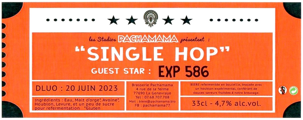 Etiquette BRASSERIE PACHAMAMA 06