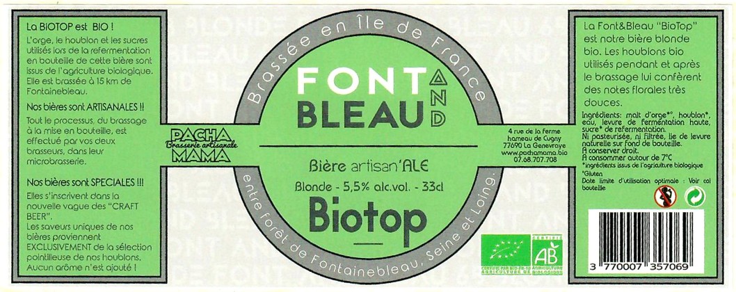 Etiquette BRASSERIE PACHAMAMA 13