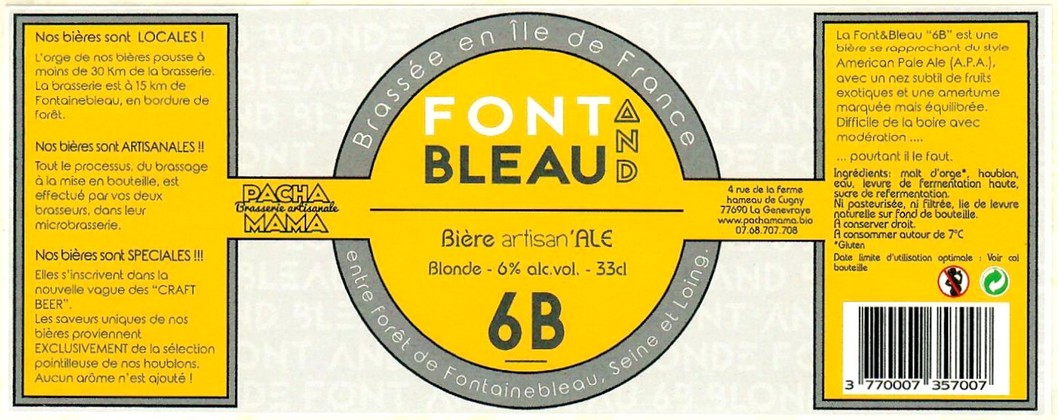 Etiquette BRASSERIE PACHAMAMA 23