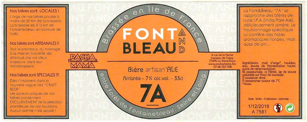 Etiquette BRASSERIE PACHAMAMA 24