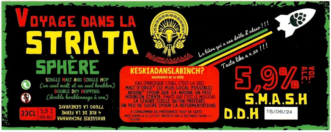 Etiquette BRASSERIE PACHAMAMA 45