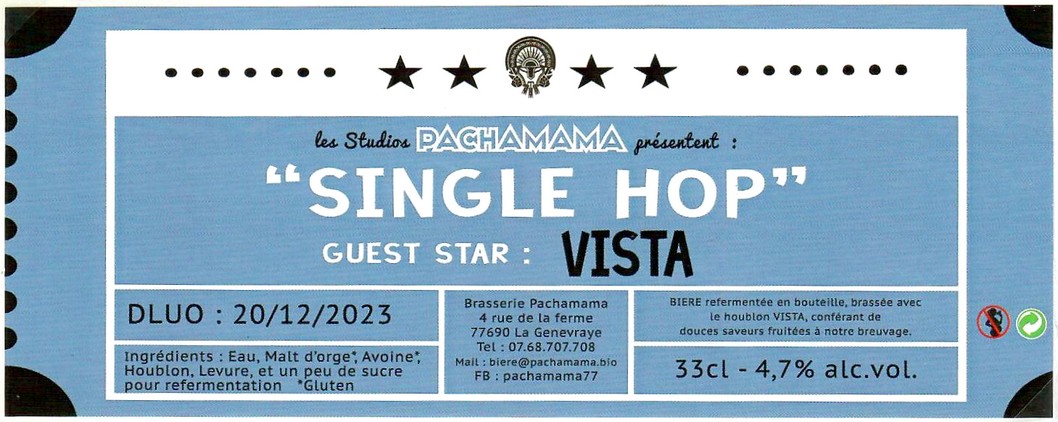 Etiquette BRASSERIE PACHAMAMA 47