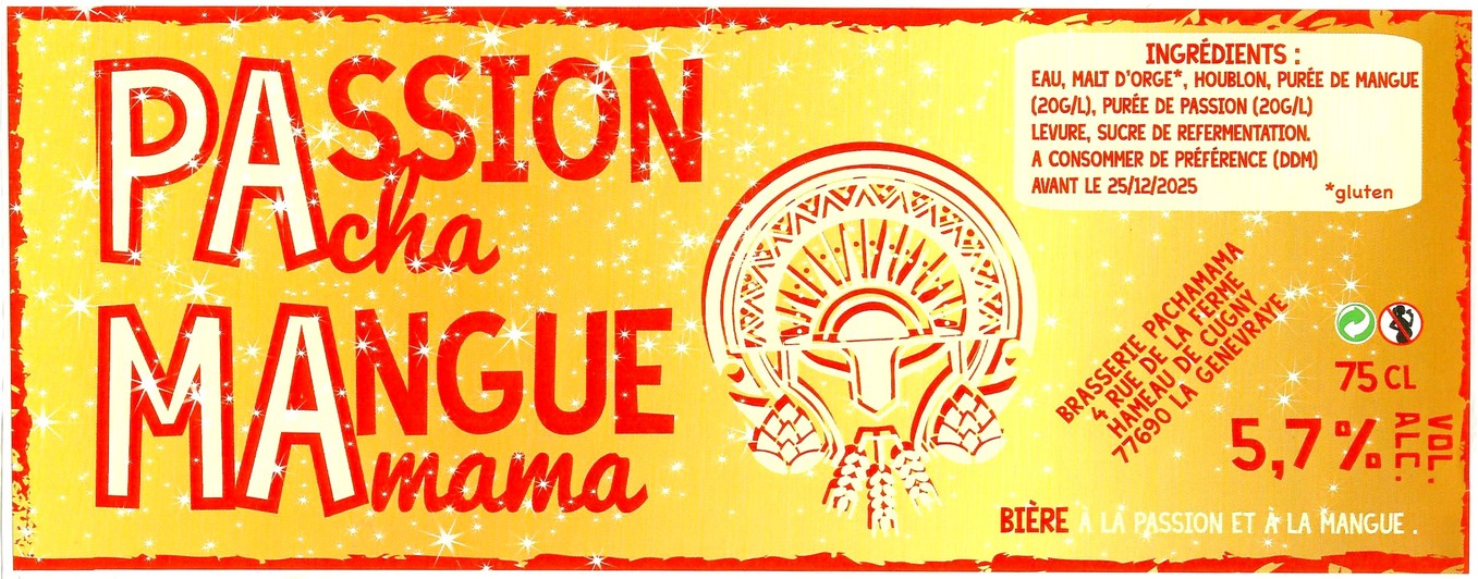 Etiquette BRASSERIE PACHAMAMA 49