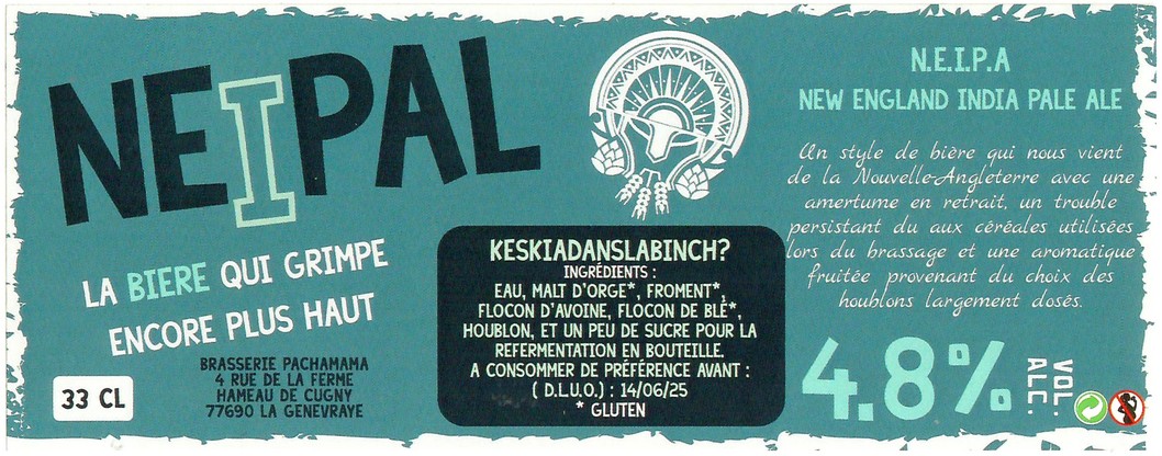 Etiquette BRASSERIE PACHAMAMA 53