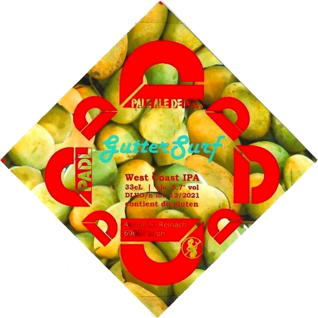 Etiquette BRASSERIE PADL 08