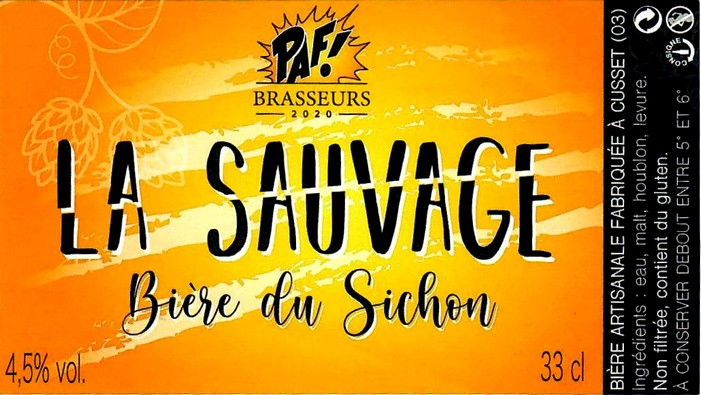 etiquette BRASSERIE PAF BRASSEURS 03