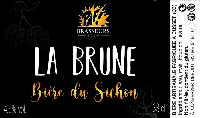 etiquette BRASSERIE PAF BRASSEURS 04