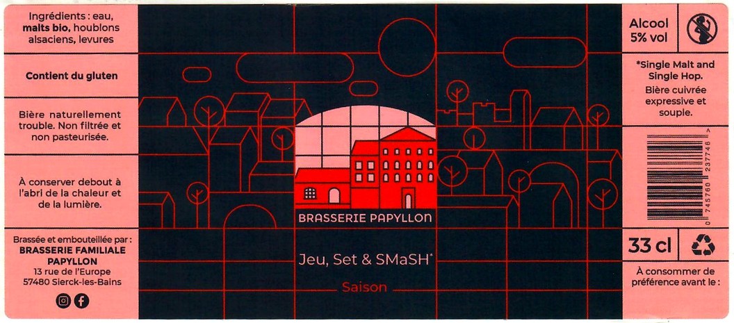 etiquette BRASSERIE PAPYLLON 07