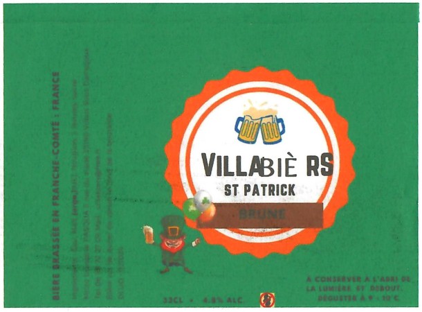 Etiquette BRASSERIE PASQUA 13