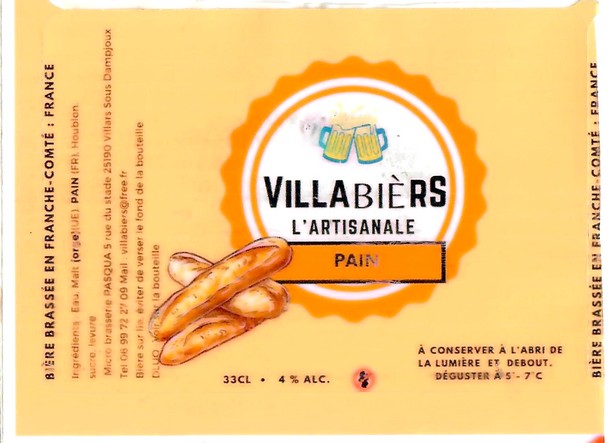 Etiquette BRASSERIE PASQUA 16