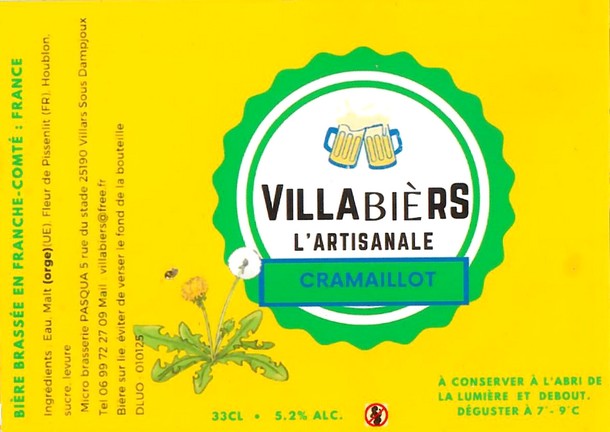 Etiquette BRASSERIE PASQUA 20