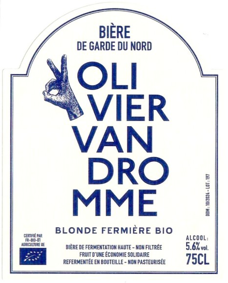 Etiquette BRASSERIE PAYSANNE DE L'ARTOIS 27