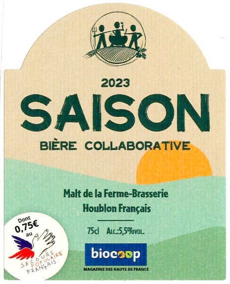 Etiquette BRASSERIE PAYSANNE DE L'ARTOIS 28