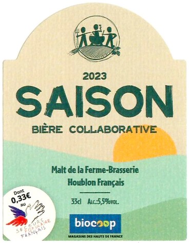 Etiquette BRASSERIE PAYSANNE DE L'ARTOIS 29