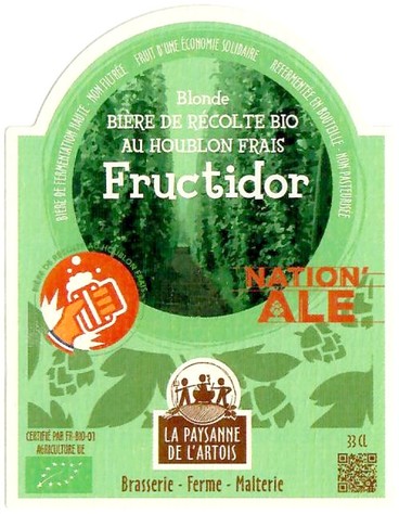 Etiquette BRASSERIE PAYSANNE DE L'ARTOIS 35