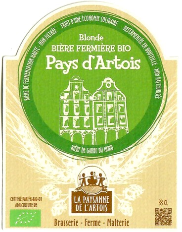 Etiquette BRASSERIE PAYSANNE DE L'ARTOIS 46