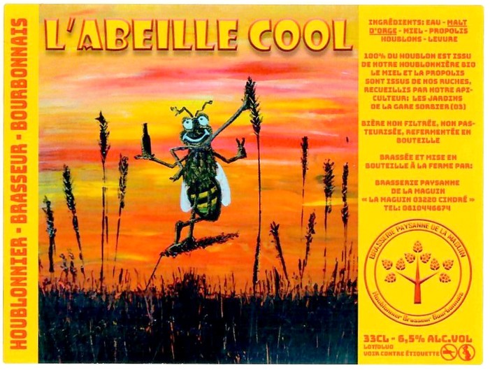 Etiquette BRASSERIE PAYSANNE DE LA MAGUIN 02