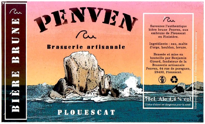 Etiquette BRASSERIE PENVEN 06