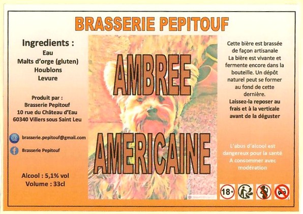 Etiquette BRASSERIE PEPITOUF 07