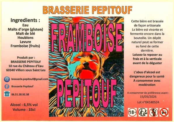 Etiquette BRASSERIE PEPITOUF 11