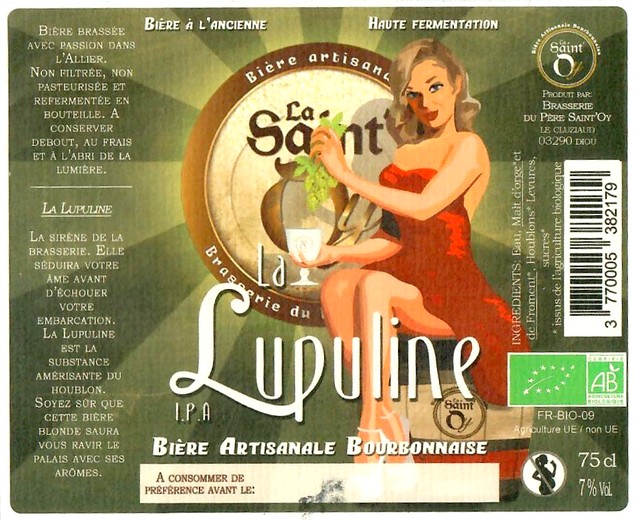 Etiquette BRASSERIE PERE SAINT OY 26