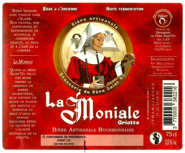 Etiquette BRASSERIE PERE SAINT OY 28