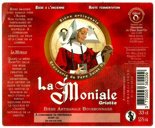 Etiquette BRASSERIE PERE SAINT OY 29