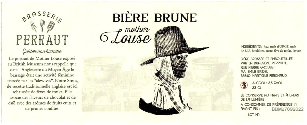 Etiquette BRASSERIE PERRAUT 03