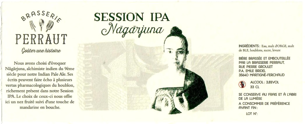 Etiquette BRASSERIE PERRAUT 04