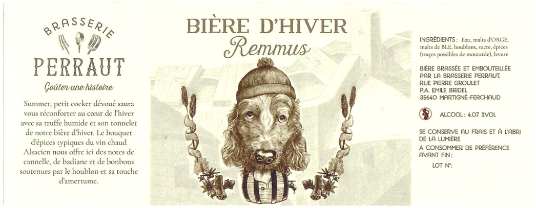 Etiquette BRASSERIE PERRAUT 06