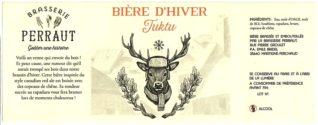 Etiquette BRASSERIE PERRAUT 10