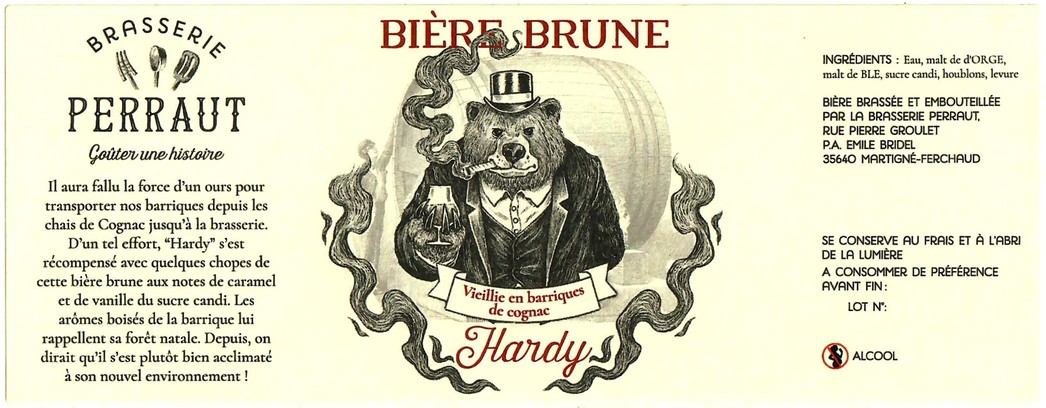 Etiquette BRASSERIE PERRAUT 12