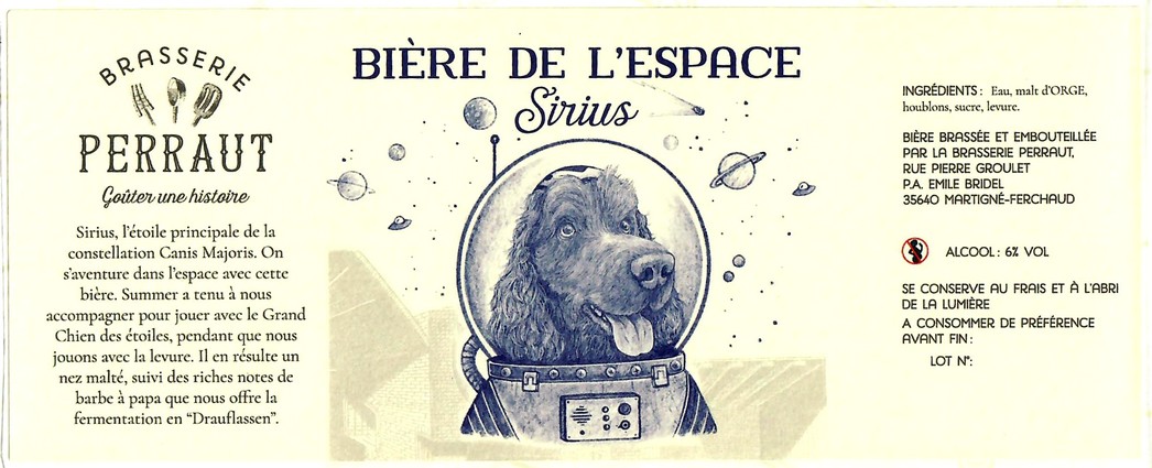 Etiquette BRASSERIE PERRAUT 13