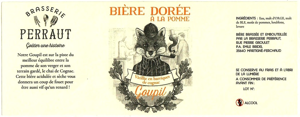 Etiquette BRASSERIE PERRAUT 14