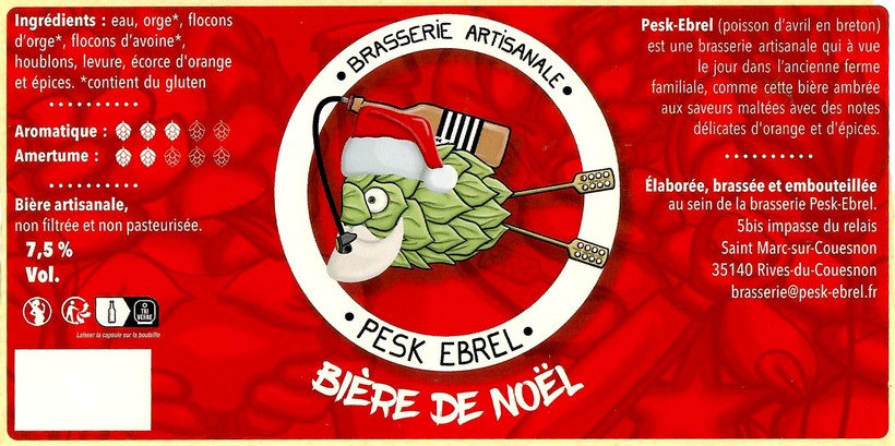 Etiquette BRASSERIE PESK EBREL 03