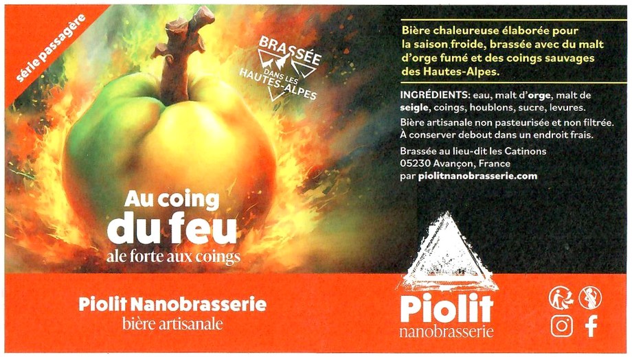 Etiquette BRASSERIE PIOLIT 02