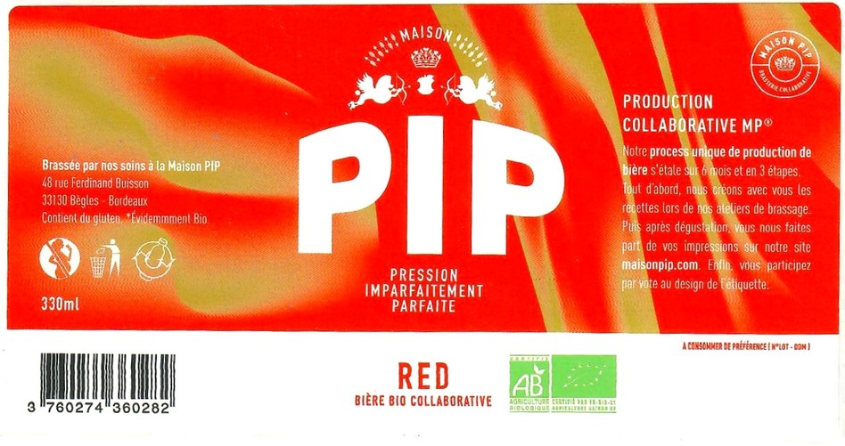 Etiquette BRASSERIE PIP 09