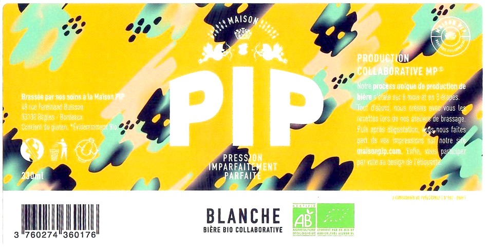 Etiquette BRASSERIE PIP 11