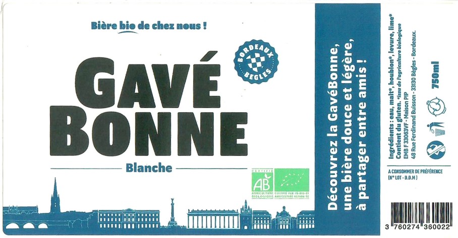 Etiquette BRASSERIE PIP 14