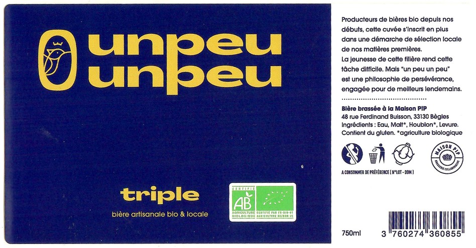 Etiquette BRASSERIE PIP 17