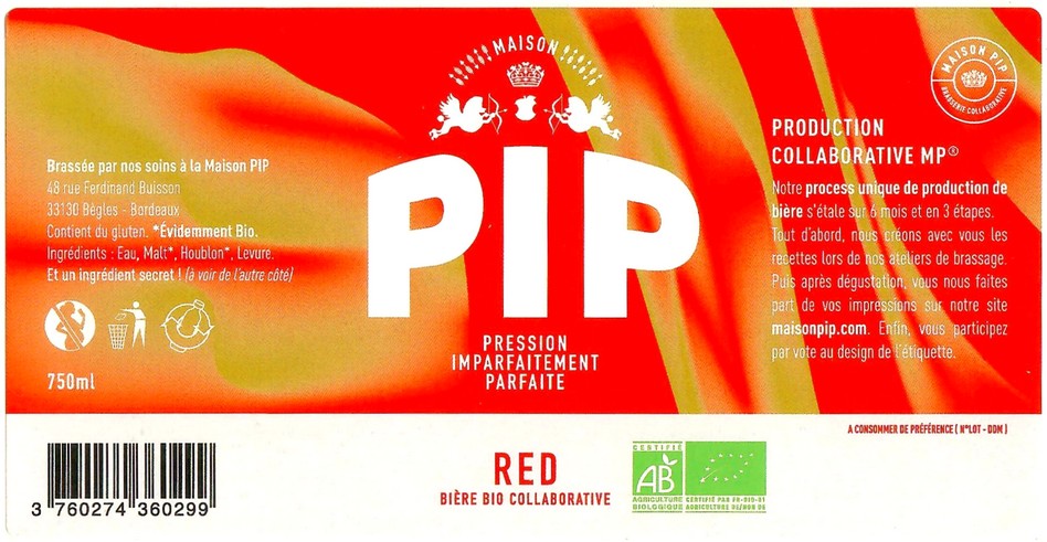 Etiquette BRASSERIE PIP 32