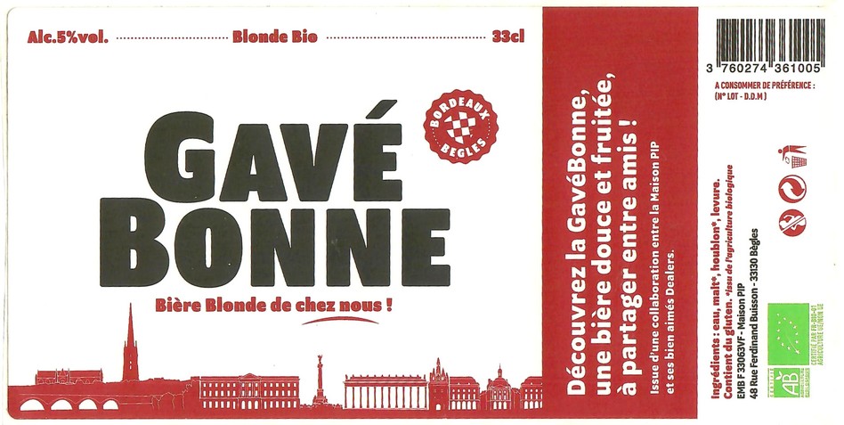 Etiquette BRASSERIE PIP 37