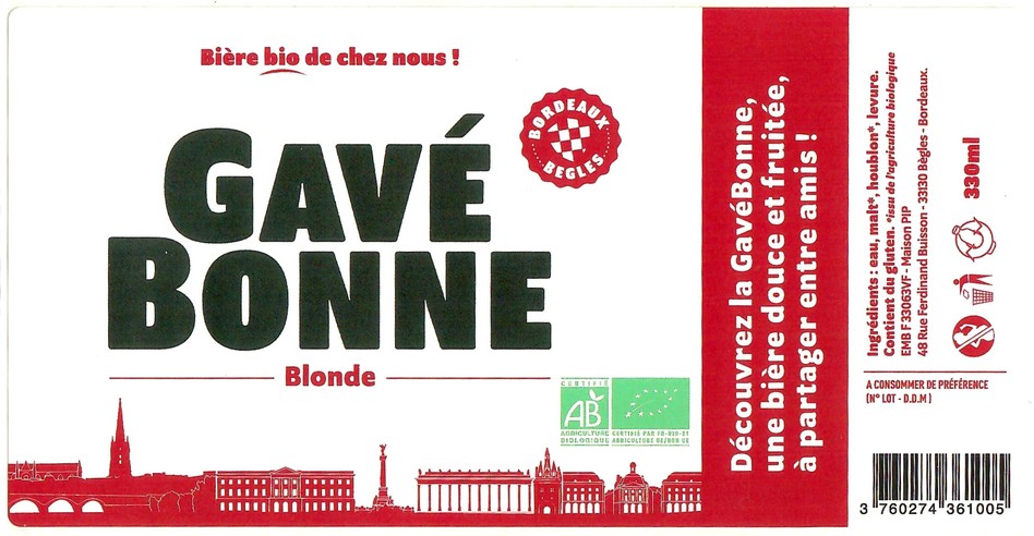 Etiquette BRASSERIE PIP 38