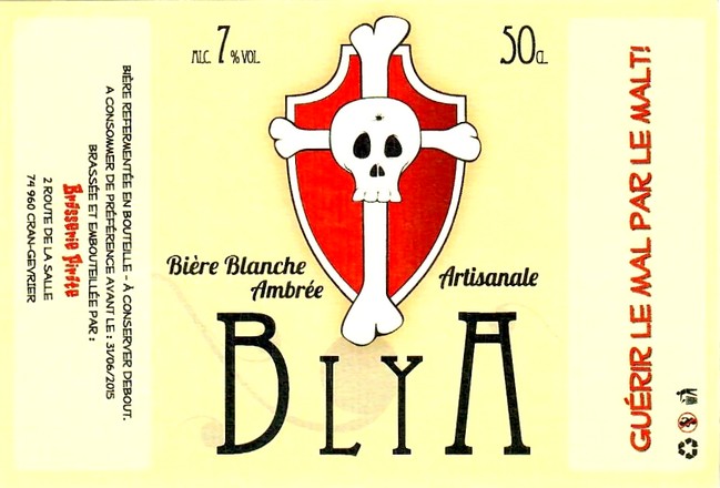 Etiquette BRASSERIE PIRATE 74 04