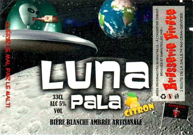 Etiquette BRASSERIE PIRATE 74 05