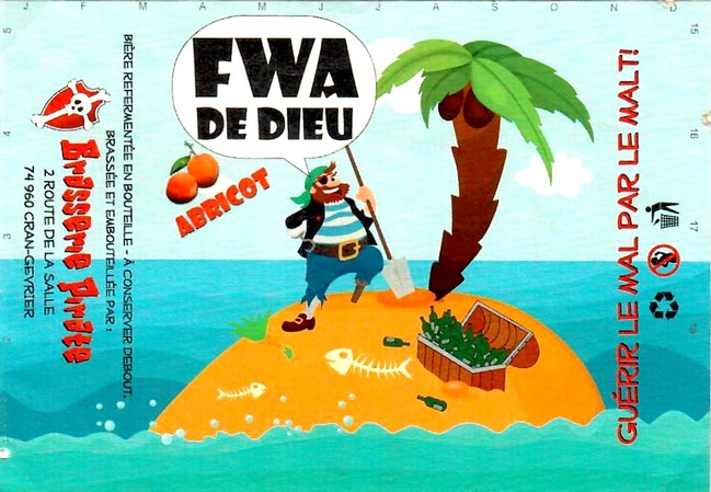 Etiquette BRASSERIE PIRATE 74 06