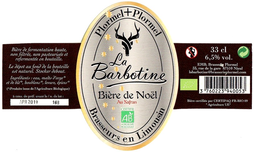 Etiquette BRASSERIE PLORMEL 04