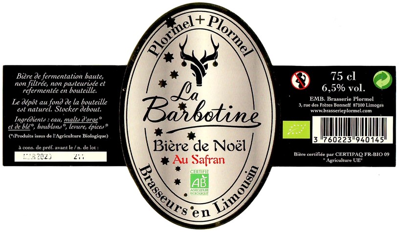 Etiquette BRASSERIE PLORMEL 05