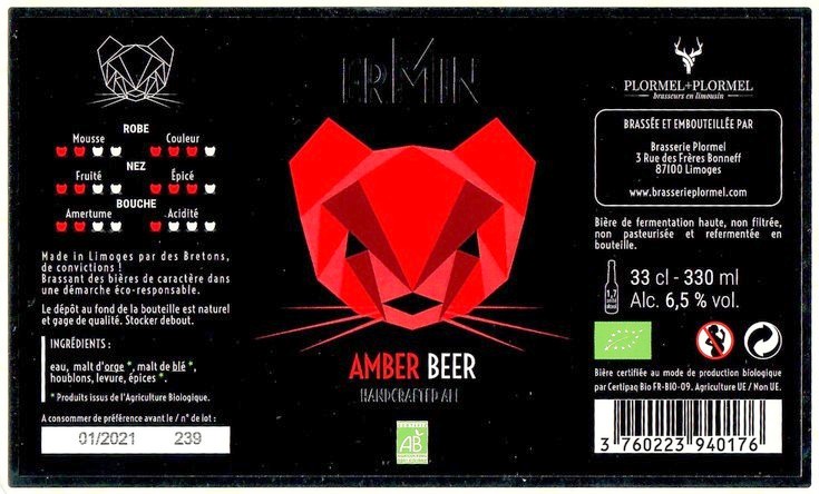 Etiquette BRASSERIE PLORMEL 07