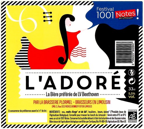 Etiquette BRASSERIE PLORMEL 26